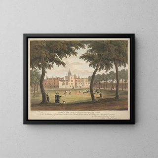 Robert Havell Jr - A View of the Chapter House taken from the Green.webp