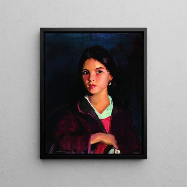 Bernadette - Robert Henri — oprawiony obraz na ścianie