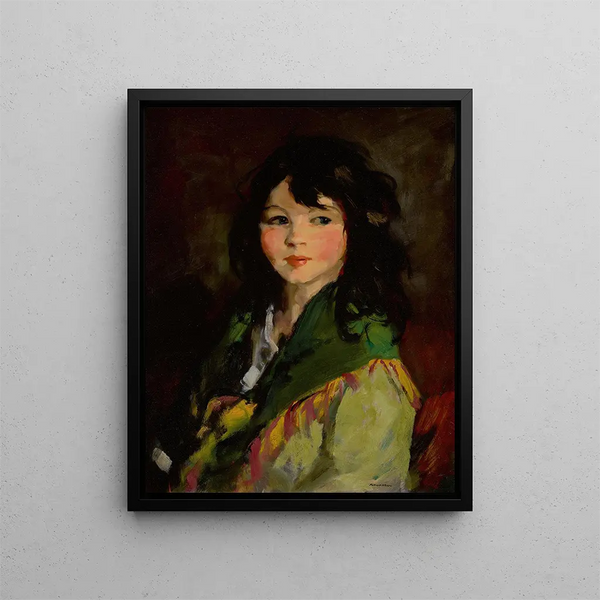 Francine Lovey - Robert Henri — oprawiony obraz na ścianie