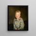 Chłopiec śmiejący się - Robert Henri — oprawiony obraz na ścianie