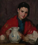 Córka Segowii trzymająca dzbanek - Robert Henri — widok dzieła