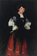 Młoda dziewczyna hiszpańska z Madrytu, jedna z Chula - Robert Henri — widok dzieła