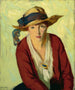 Kapelusz plażowy - Robert Henri — widok dzieła