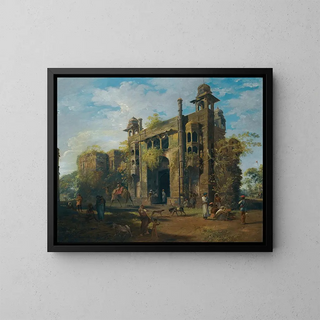 Robert Home - View Of The Gate Of The Lal Bagh Dacca.webp
