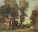 Une cour de ferme - Robert Hope — widok dzieła