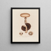 Agaricus campestris ou champignon de champ - Robert John Thornton — oprawiony obraz na ścianie