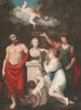 Sculape Cérès i Kupidyn uhonorowujący popiersie Linnusa - Robert John Thornton — widok dzieła