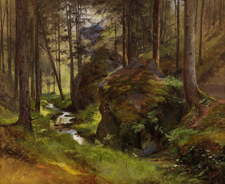 Le Vallon des Merles - Robert Kummer — widok dzieła
