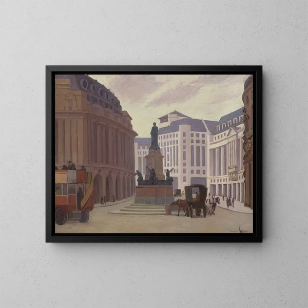 Aldwych - Robert Polhill Bevan — oprawiony obraz na ścianie