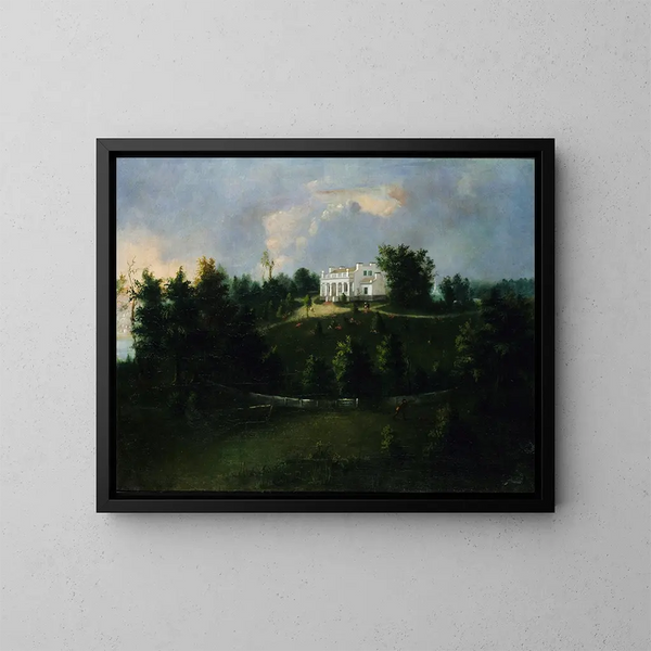 Mont Healthy, Ohio - Robert S. Duncanson — oprawiony obraz na ścianie