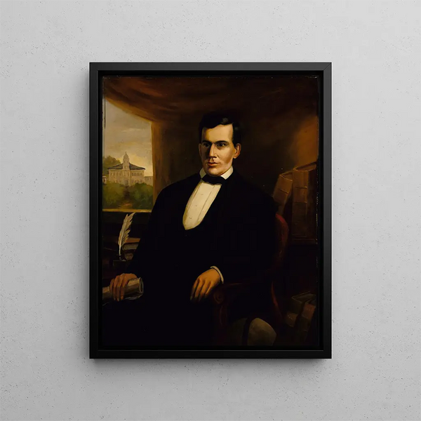 Portret Freemana Cary'ego - Robert S. Duncanson — oprawiony obraz na ścianie