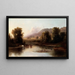 Widok na rzekę Sainte-Anne - Robert S. Duncanson — oprawiony obraz na ścianie