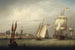 Port w Bostonie - Robert Salmon — widok dzieła