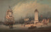 Le Phare Bas de North Shields - Robert Salmon — widok dzieła