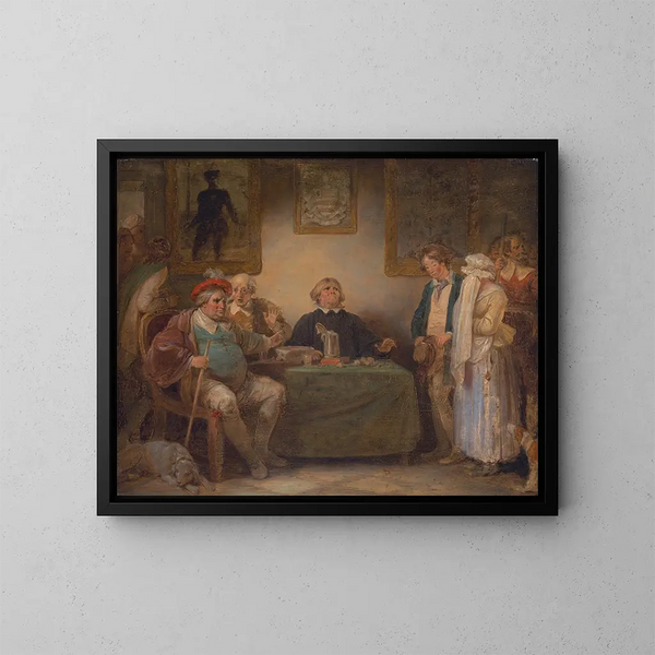 "Les Sept Âges de l'Homme" - Robert Smirke — oprawiony obraz na ścianie
