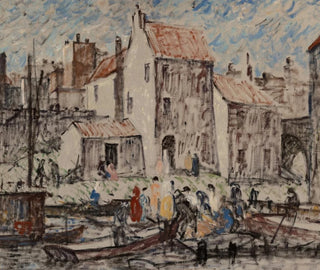 La fête en bateau - Robert Spencer — widok dzieła