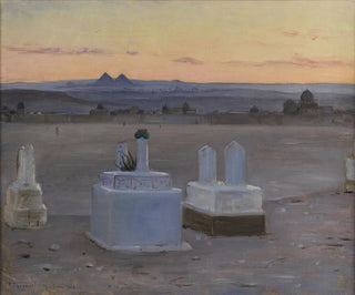 Robert Thegerstrm - Abendliche Ansicht von Kairo.webp