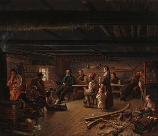 Robert Wilhelm Ekman - Pentti Lyytinen Recites Poems In A Cottage In Savo.webp
