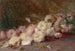 Martwa natura z różowymi i białymi chryzantemami - Robert Wilton Lockwood — widok dzieła