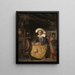 La Fileuse Bretonne The Spinner - Robert Wylie — oprawiony obraz na ścianie