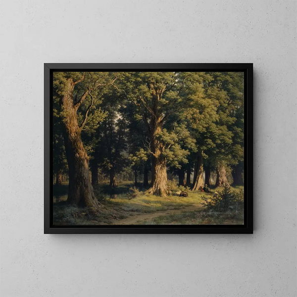 Bosquet près de Lucerne - Robert Zünd — oprawiony obraz na ścianie