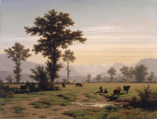pejzaż w pobliżu Lucerny - Robert Zünd — widok dzieła