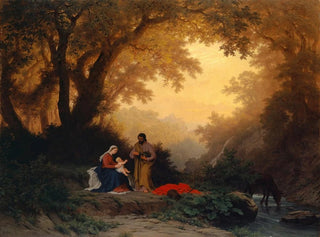 Robert Znd - Rest of the Holy Family on the Flight into Egypt.webp