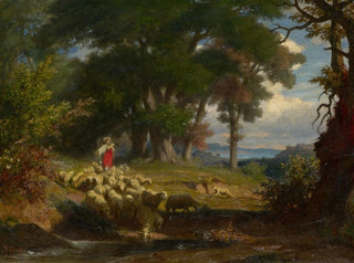 Le Bon Pasteur - Robert Zünd — widok dzieła