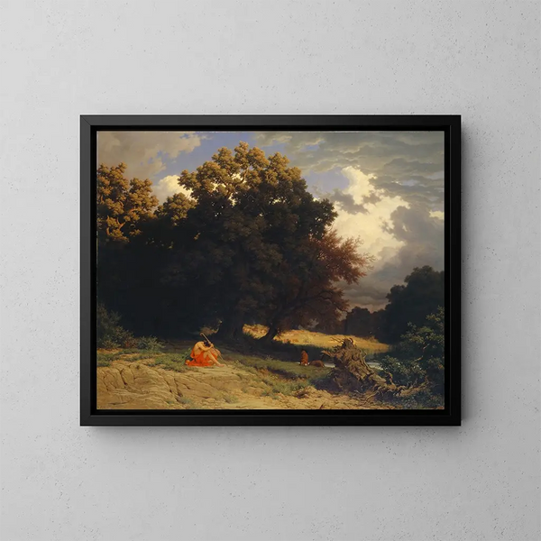 Le Fils prodigue - Robert Zünd — oprawiony obraz na ścianie