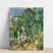 Reprodukcja obrazu Skały, pinezki i morze w L'Estaque - Paul Cézanne