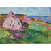 Reprodukcja obrazu Czerwone skały w pobliżu Åsgårdstrand - Edvard Munch