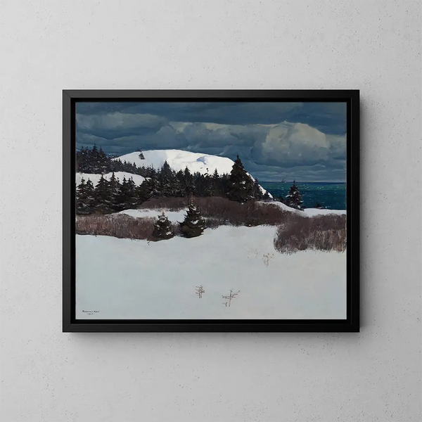 Côte du Maine - Rockwell Kent — oprawiony obraz na ścianie