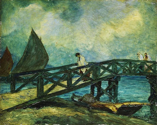 Rodolfo Paoletti - Wooden bridge of Mazorlo on Burano.webp