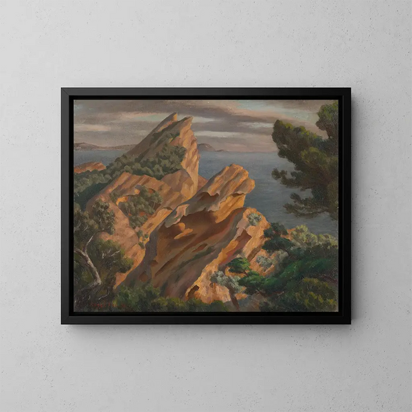 La Ciotat - Roger Fry — oprawiony obraz na ścianie