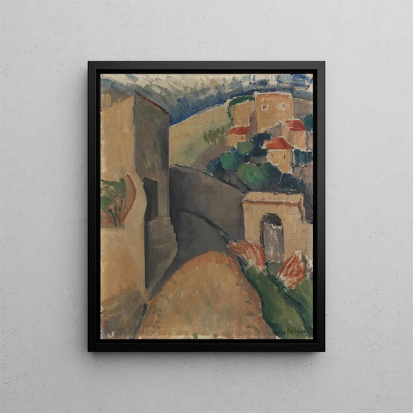 pejzaż - Roger de La Fresnaye — oprawiony obraz na ścianie
