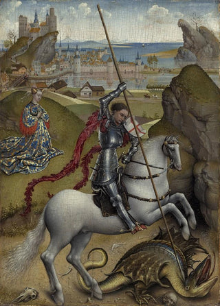 Rogier van der Weyden - Saint George and the Dragon.webp