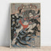 Reprodukcja obrazu Rori Hakuchō Chōjun (z serii 108 bohaterów powieści Shui Hu Zhuan) - Utagawa Kuniyoshi