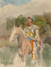 Indyjski na koniu - Rosa Bonheur — widok dzieła