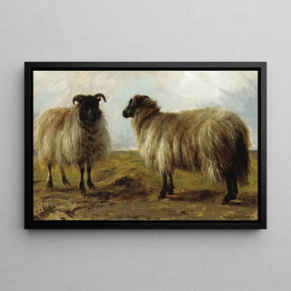 Rosa Bonheur - Two Rams In A Landscape.webp