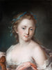 Młoda kobieta z wieńcem laurowym - Rosalba Carriera — widok dzieła
