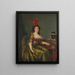 Portret damy - Rose-Adélaïde Ducreux — oprawiony obraz na ścianie