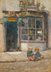 Atelier de cordonniers à Lancelot Place, Knightsbridge - Rose Barton — widok dzieła