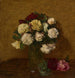 Reprodukcja obrazu Róże w wazonie - Henri Fantin-Latour