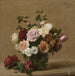 Reprodukcja obrazu Róże w szklanej kuli - Henri Fantin-Latour