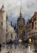 Scena uliczna w Monachium - Ross Sterling Turner — widok dzieła