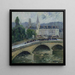 Rouen le pont Corneille - Gustave Loiseau — oprawiony obraz na ścianie