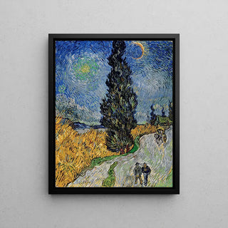 Droga z cyprysem i gwiazdą - Vincent van Gogh