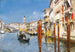 Le Grand Canal avec le pont du Rialto, Venise - Rubens Santoro — widok dzieła