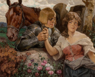Rudolf Alfred Hger - A Gallant Knight and his Maiden.webp