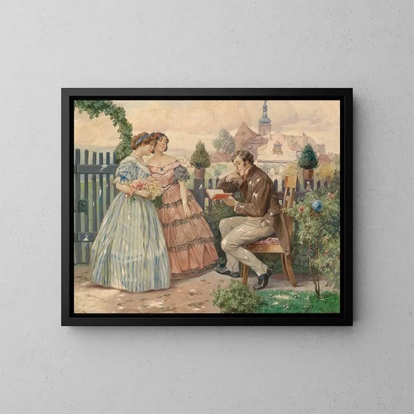 Le Liseur - Rudolf Alfred Höger — oprawiony obraz na ścianie